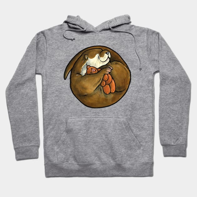 Otter (Asian short-clawed) Hoodie by animalartbyjess